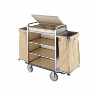 High Quality Hotel Housekeeping Trolley With Two Linen Bags/ Hotel Maid Cart